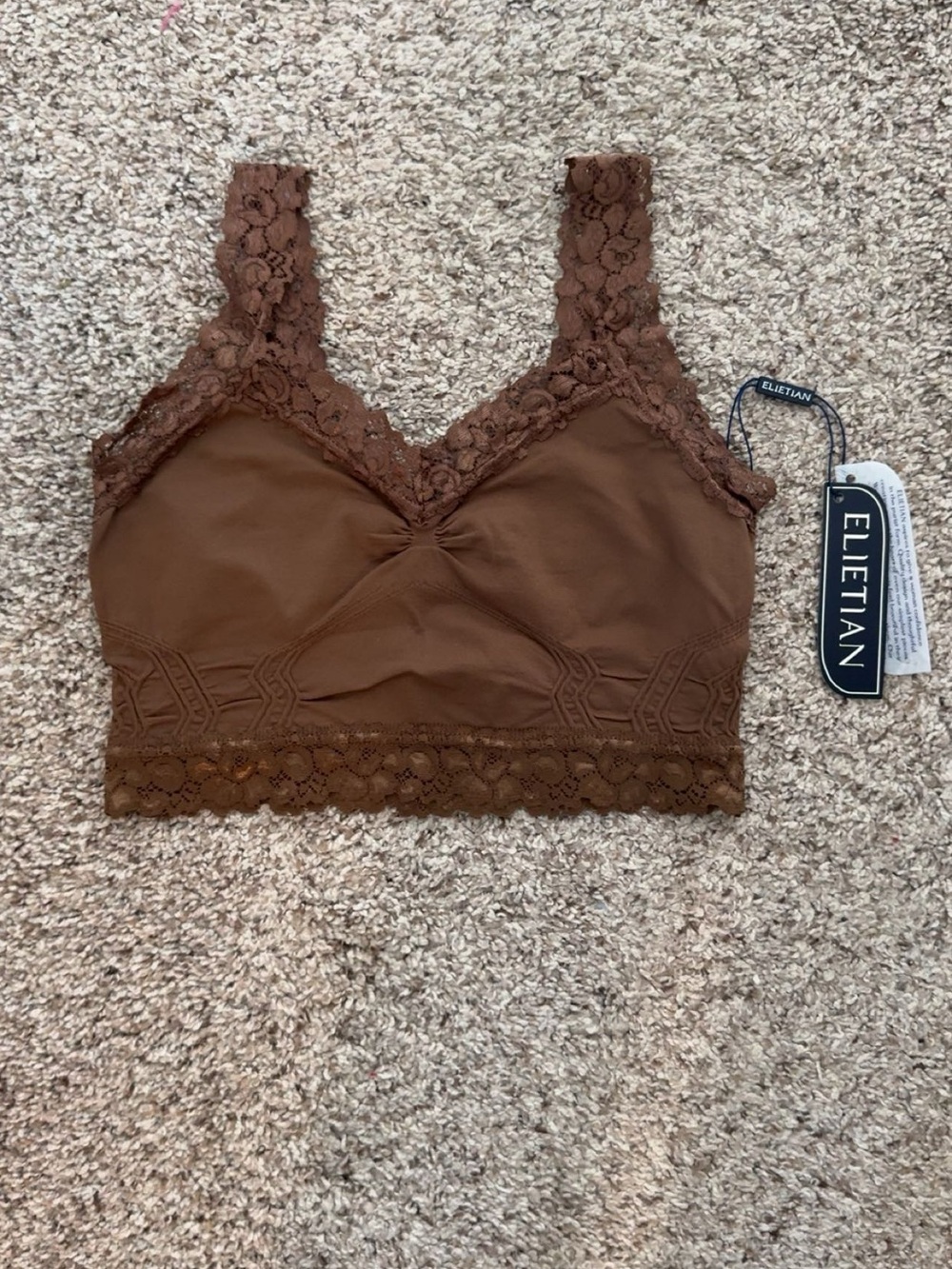 elietian bralette chocolate brown!